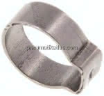 1-Ohr-Schlauchschelle 11,8 -,13,8mm, Edelstahl