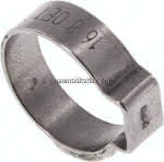 1-Ohr-Schlauchschelle 14,6 -,16,8mm, Edelstahl
