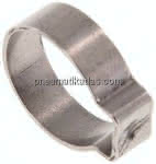 1-Ohr-Schlauchschelle 13,8 -,16mm, Edelstahl