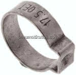 1-Ohr-Schlauchschelle 15,3 -,17,5mm, Edelstahl