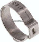 1-Ohr-Schlauchschelle 19,5 -,21,8mm, Edelstahl