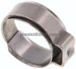 1-Ohr-Schlauchschelle 14,6 -,16,8mm, Edelstahl