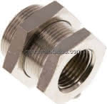 Schottverschraubung G 1/2"-M,28x1,5, Messing vernickelt