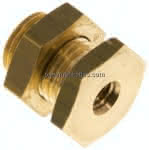 Schottverschraubung M 5-G 1/8",, Messing