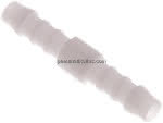 Schlauchverbindungsrohr 6 (1/,4")mm-6 (1/4")mm, POM