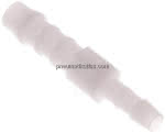 Schlauchverbindungsrohr 6 (1/,4")mm-4mm, POM