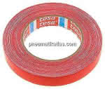 Tesa Gewebeklebeband 4651, 19 mm / 25 mtr., rot