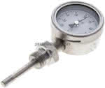 Bimetallthermometer, senk- recht D63/-20 bis +60°C/63mm