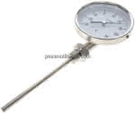Bimetallthermometer, senk-,recht D100/-30 bis +50°C/160mm