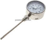 Bimetallthermometer, senk-,recht D100/-30 bis +50°C/160mm