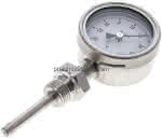 Bimetallthermometer, senk- recht D63/-30 bis +50°C/63mm