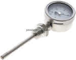 Bimetallthermometer, senk- recht D63/-50 bis +50°C/100mm