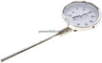 Bimetallthermometer, senk- recht D100/-20 bis +60°C/160mm
