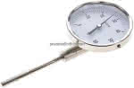 Bimetallthermometer, senk- recht D100/0 bis +60°C/100mm
