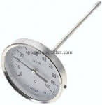 Bimetallthermometer, waage-,recht D100/0 bis +100°C/200mm