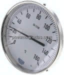 Bimetallthermometer, waage-,recht D160/0 bis +160°C/100mm