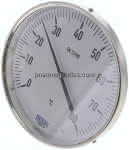 Bimetallthermometer, waage-,recht D160/0 bis +80°C/100mm