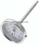 Bimetallthermometer, waage-,recht D63/-20 bis +60°C/100mm