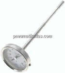 Bimetallthermometer, waage-,recht D63/-30 bis +50°C/200mm