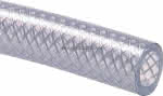 PVC-Gewebeschlauch 10x16mm, transparent, Meterware
