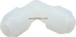 Winkel-Schlauchverbinder 4x2mm , Polypropylen
