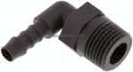 Winkel-Gewindetülle R 1/2"-8 (,5/16")mm, PA 6