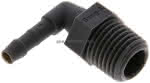 Winkel-Gewindetülle R 1/4"-4mm , PA 6