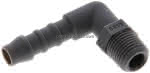 Winkel-Gewindetülle R 1/8"-6 ( 1/4")mm, PA 6