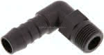 Winkel-Gewindetülle R 3/8"-,12mm, PA 6