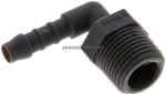 Winkel-Gewindetülle R 3/8"-6 ( 1/4")mm, PA 6