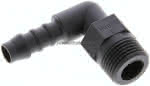 Winkel-Gewindetülle R 3/8"-8 (,5/16")mm, PA 6