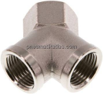 Y-Stück G 3/8" (IG), Messing,vernickelt