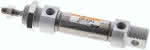 ISO 6432-Zylinder, doppeltwir-,kend, Kolben 20mm,Hub 25mm