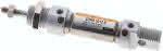 ISO 6432-Zylinder, doppeltwir-,kend, Kolben 16mm,Hub 10mm