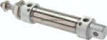ISO 6432-Zylinder, doppeltwir-,kend, Kolben 16mm,Hub 160mm