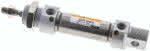 ISO 6432-Zylinder, doppeltwir-,kend, Kolben 20mm,Hub 25mm