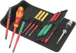 WERA Wechselklingensatz,Kraftform Kompakt VDE,slim 16-teilig