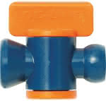 Abstellhahn 2-teilig für,Kühlmittelschlauch 1/4",LOC-LINE