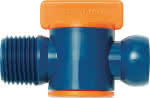 Abstellhahn 2-teilig für,Kühlmittelschlauch 1/2",NPT-Außengewinde - LOC-LINE