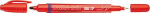 Permanentmarker,Dura-Ink Dual-Tip,rot - mit Doppelspitze