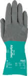 Handsch.AlphaTec 58-270,,Gr. 8, schwarz/grün,Ansell