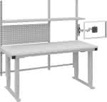 Systemtisch Multi4easy,B1685xT800xH728-1228 mm,Tischplatte Melamin - elektr. verstellbar