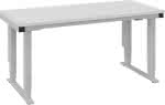 Grundtisch Multi4easy,B1685xT800xH728-1228 mm,Tischplatte Melamin - elektr. verstellbar