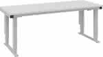 Grundtisch Multi4easy,B2030xT800xH728-1228 mm,Tischplatte Melamin - elektr. verstellbar