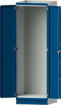 Leergehäuse Modell 100,B715xT720xH2200mm,RAL 7035/5010 mit Türen