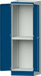 Leergehäuse Modell 102,B715xT720xH2200mm,RAL 7035/5010 mit Türen - Schubladenblock NH 900m