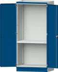 Leergehäuse Modell 101,B1015xT720xH2200mm,RAL 7035/5010 mit Türen - Schubladenblock NH 720m
