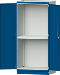 Leergehäuse Modell 102,B1015xT720xH2200mm,RAL 7035/5010 mit Türen - Schubladenblock NH 900m