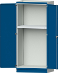 Leergehäuse Modell 103,B1015xT720xH2200mm,RAL 7035/5010 mit Türen - Schubladenblock NH 1200