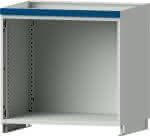 Aufsatzschrank leer,B865 x T720 x H800 mm,RAL 7035/5010
